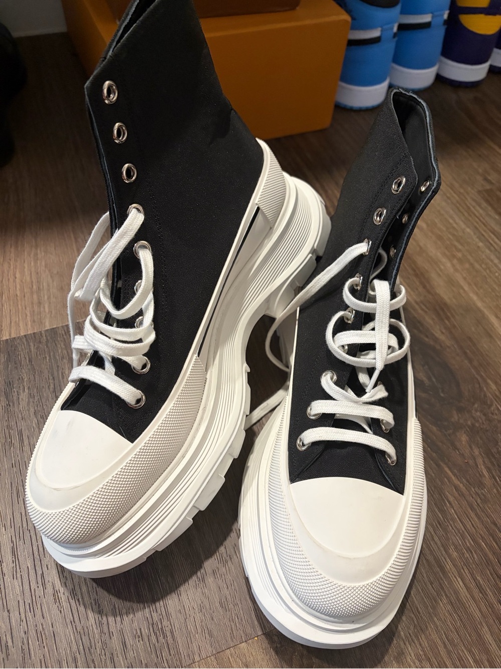 McQueen boots never worn